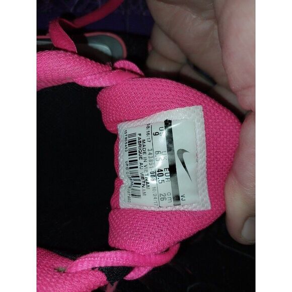 Nike Air Max  Woman’s Shoes Torch 4 Running Black Pink Sneakers SZ 9 US - Picture 10 of 13